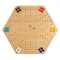 Toy Time Strategic Thinking Game Set with Board, 24 Colored Marbles, 2 Dice, 6-Player Game for Kids / Adults 412084JJT - alternate 1